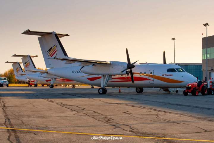 Aéroport vue de loin Val-d'Or